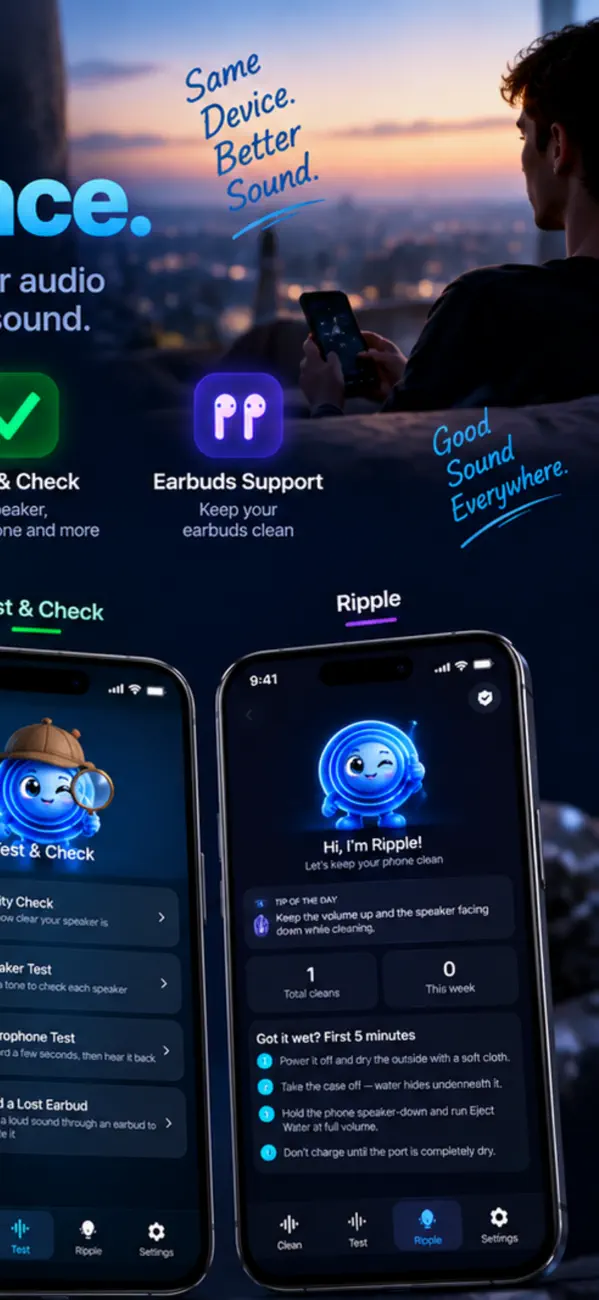 Water Eject Pro: Clean Speaker screenshot