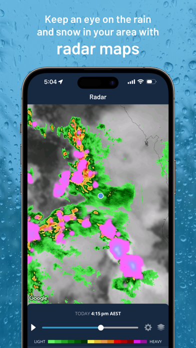 Screenshot #2 pour Weatherzone: Weather Forecasts