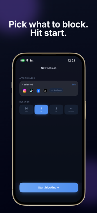 Crux: Screen time control Screenshot 2 of 6