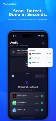 VaultAudit: AI Budget Manager Screenshot 3 of 4