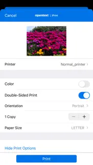 opentext iprint iphone resimleri 4