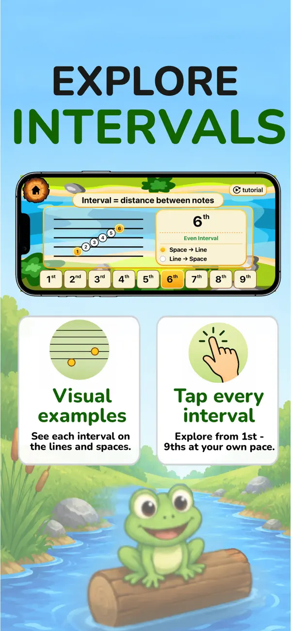 Screenshot #3 pour Interval Jump- Read Music Fast