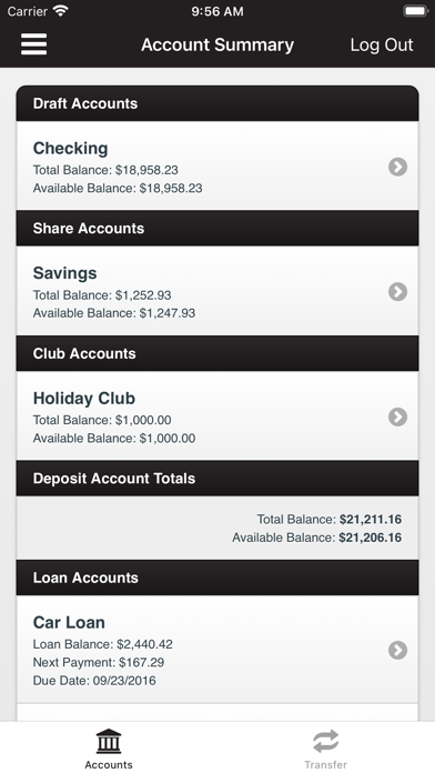 SUNY Fredonia FCU Mobile Screenshot