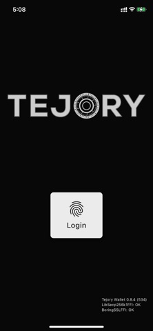 Tejory Wallet Screenshot 2 of 7