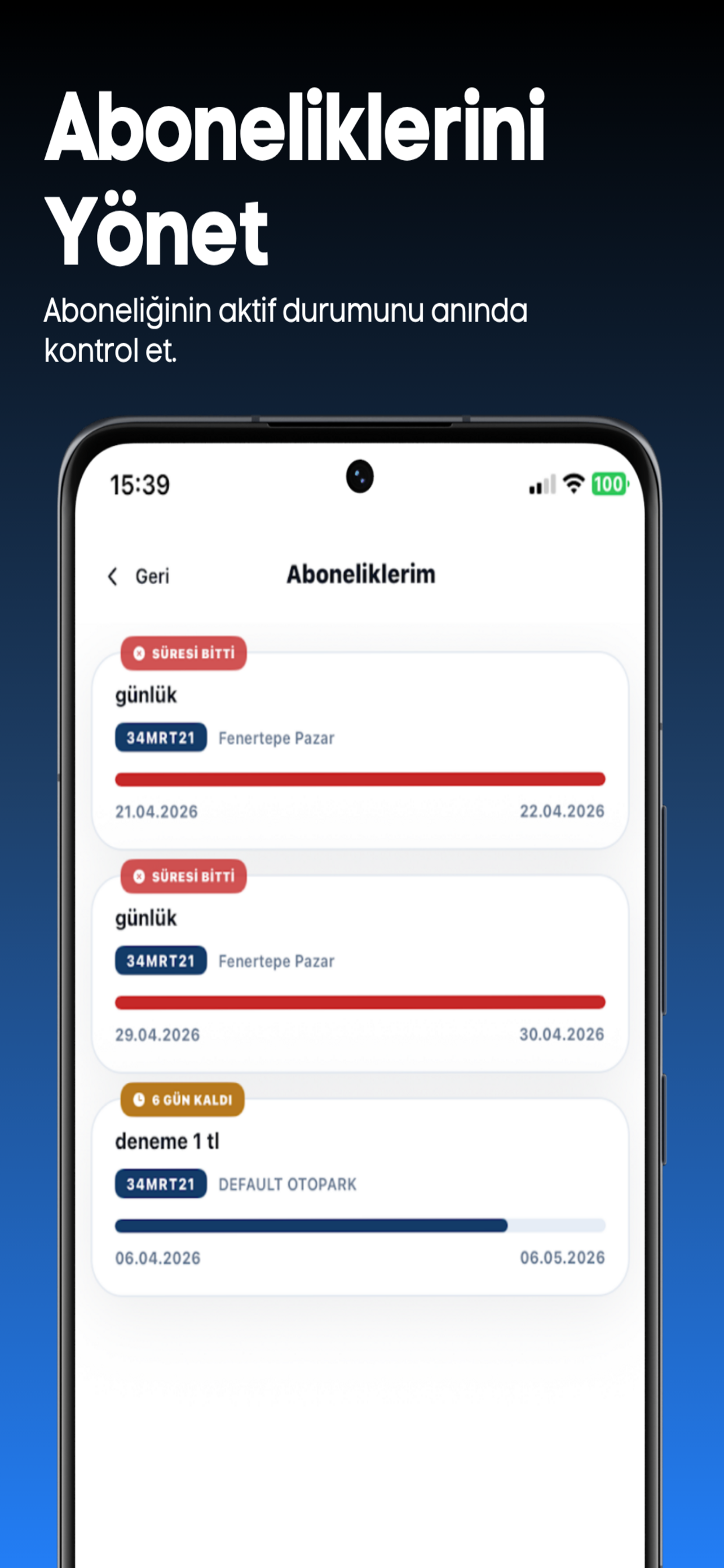 ParkBiz - Otopark Abonelik Öde screenshot 6