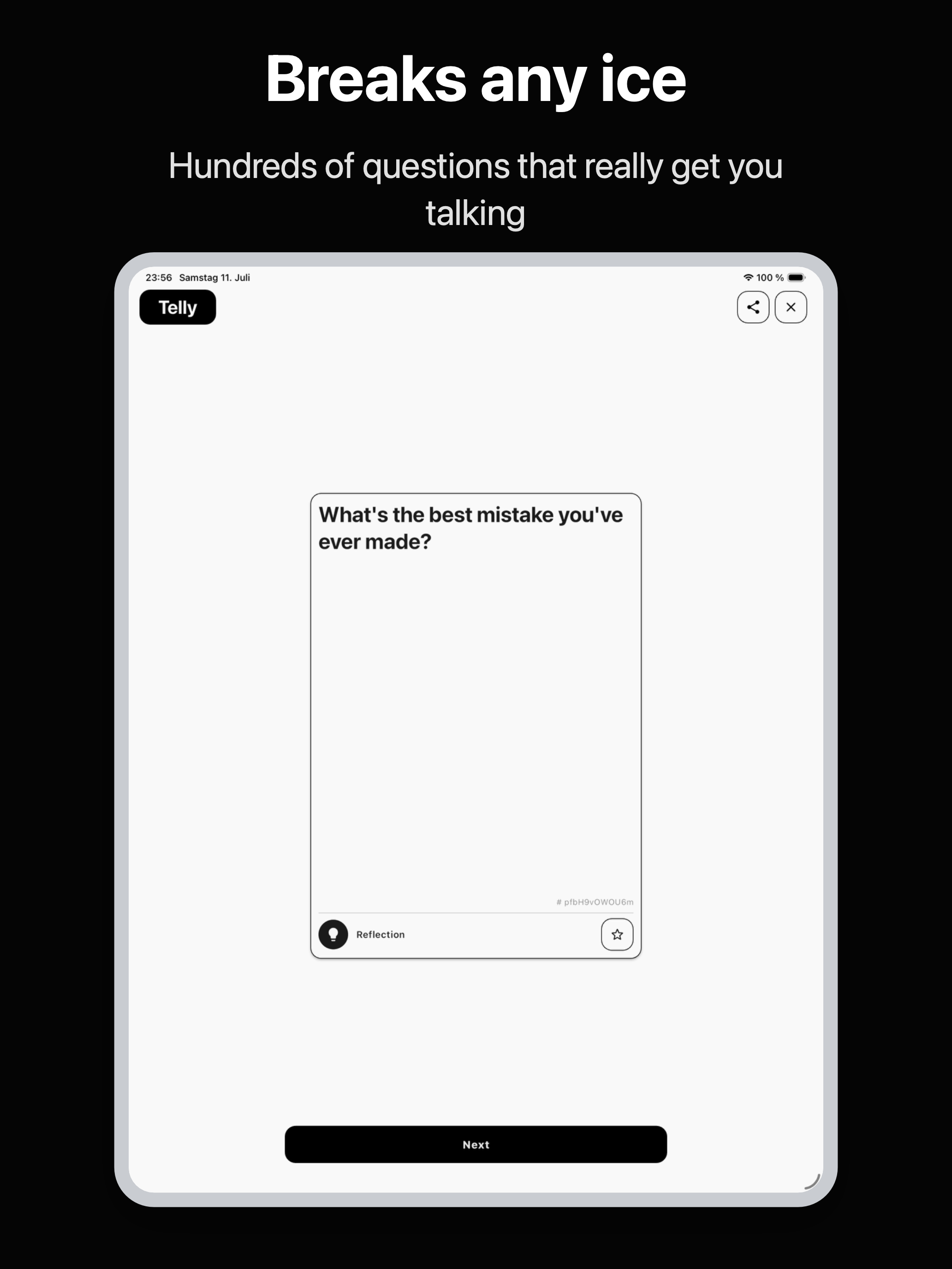 Telly: Questions & Deep Talk screenshot 5