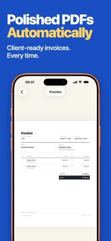 Invoice Maker・Estimate App, App Store screenshot