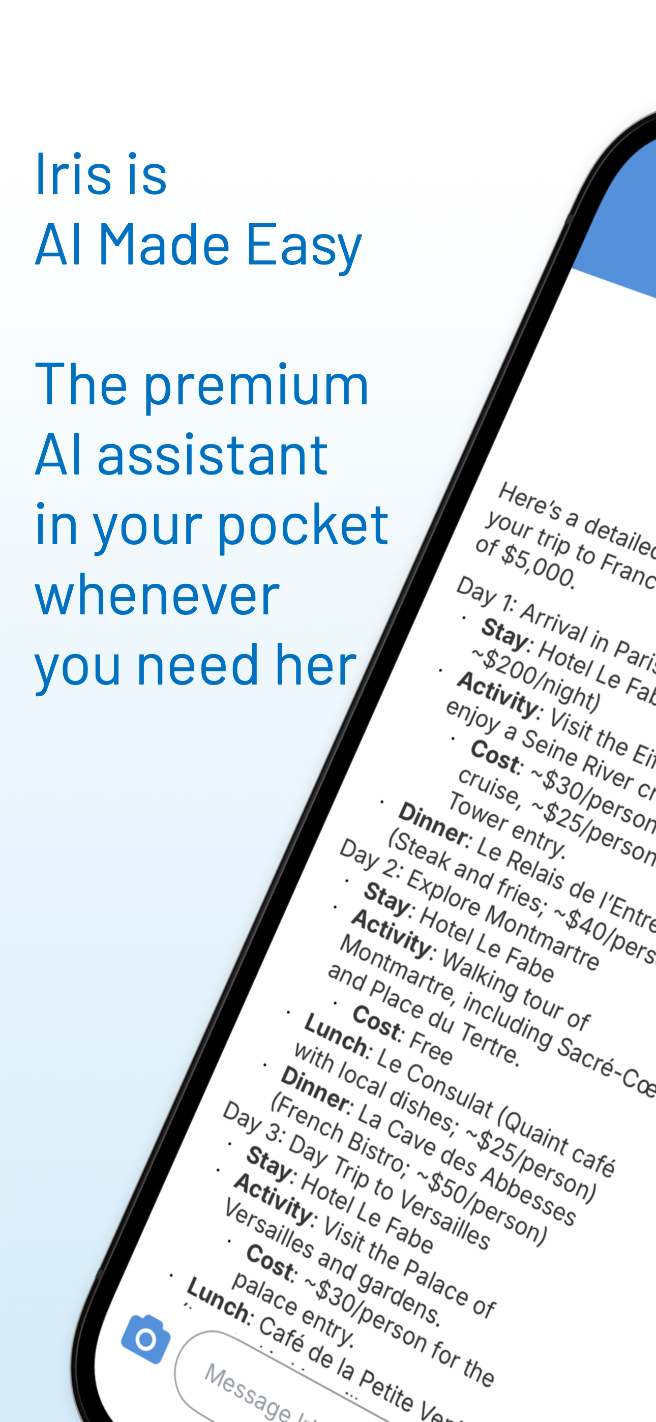 Iris AI Assistant