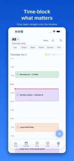 Chrona: Calendar & Tasks screenshot 1