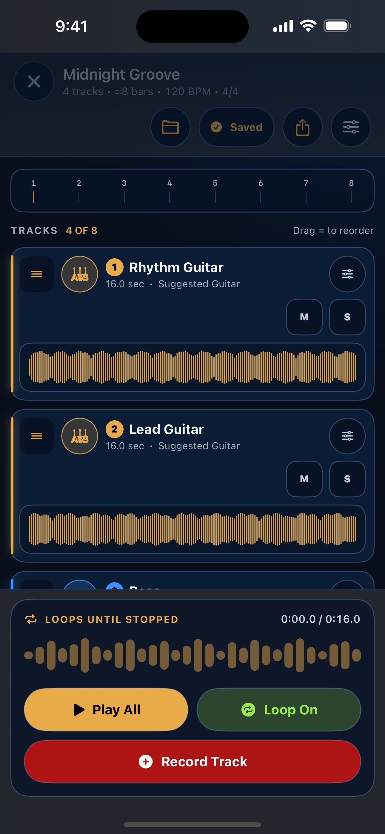 Screenshot 3 of Guitar Studio
