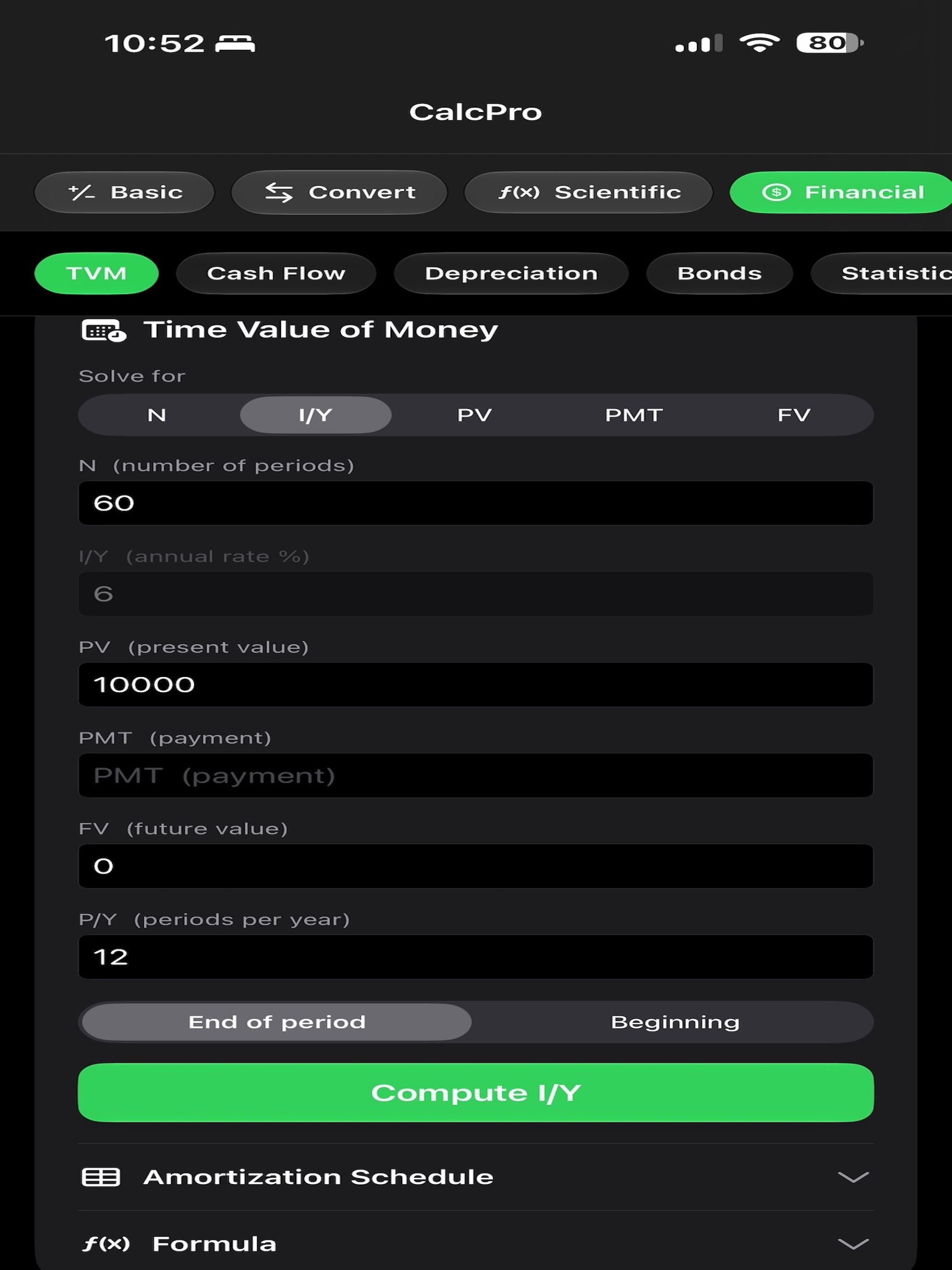 TVM Financial Cal screenshot 10