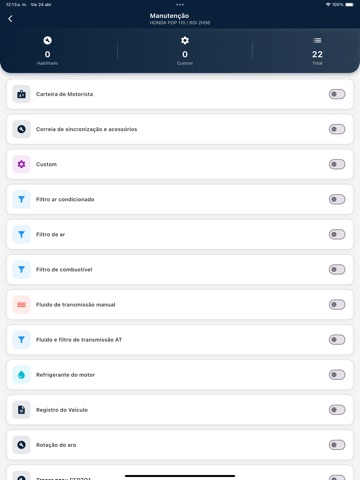 Alpha Tracker iPad screenshot