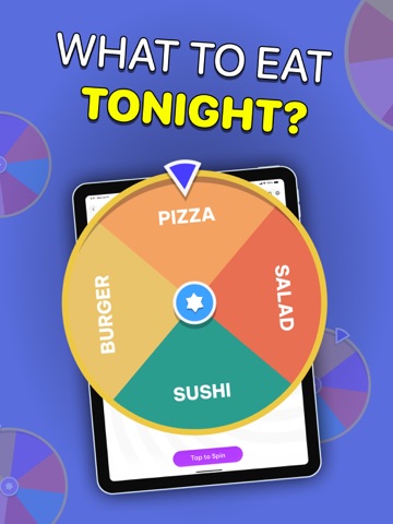 Spin The Wheel Spinner Picker iPad screenshot