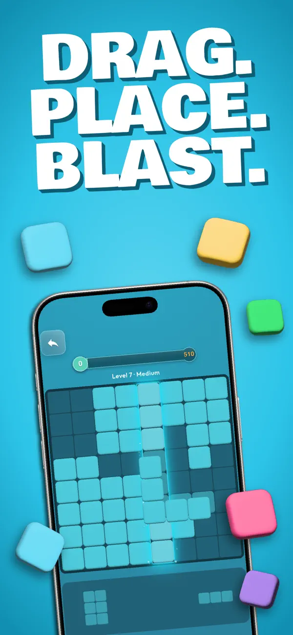 Screenshot #1 pour Block Puzzle Blast - Colour