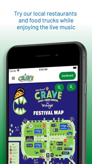 Crave food + music Festival Screenshot