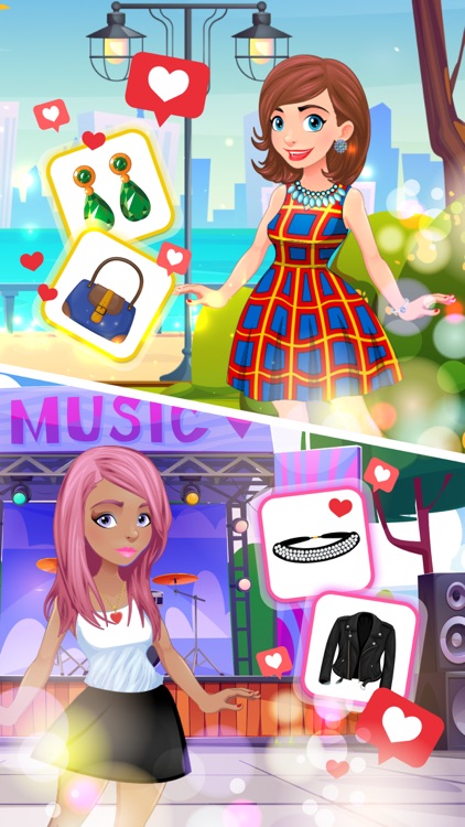 Girls fashion dress up game