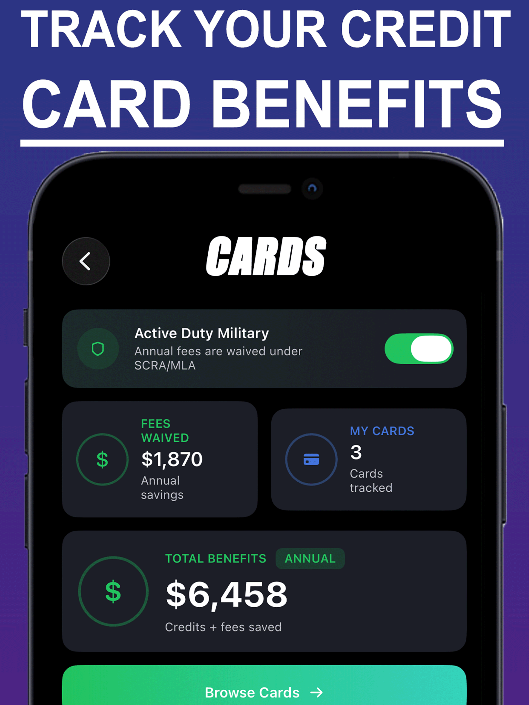 Military Benefits App