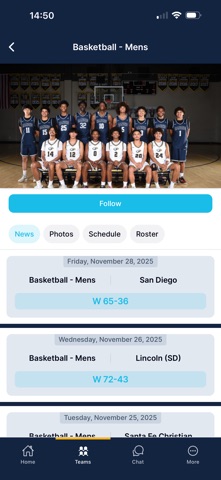 Rancho Christian Athletics screenshot