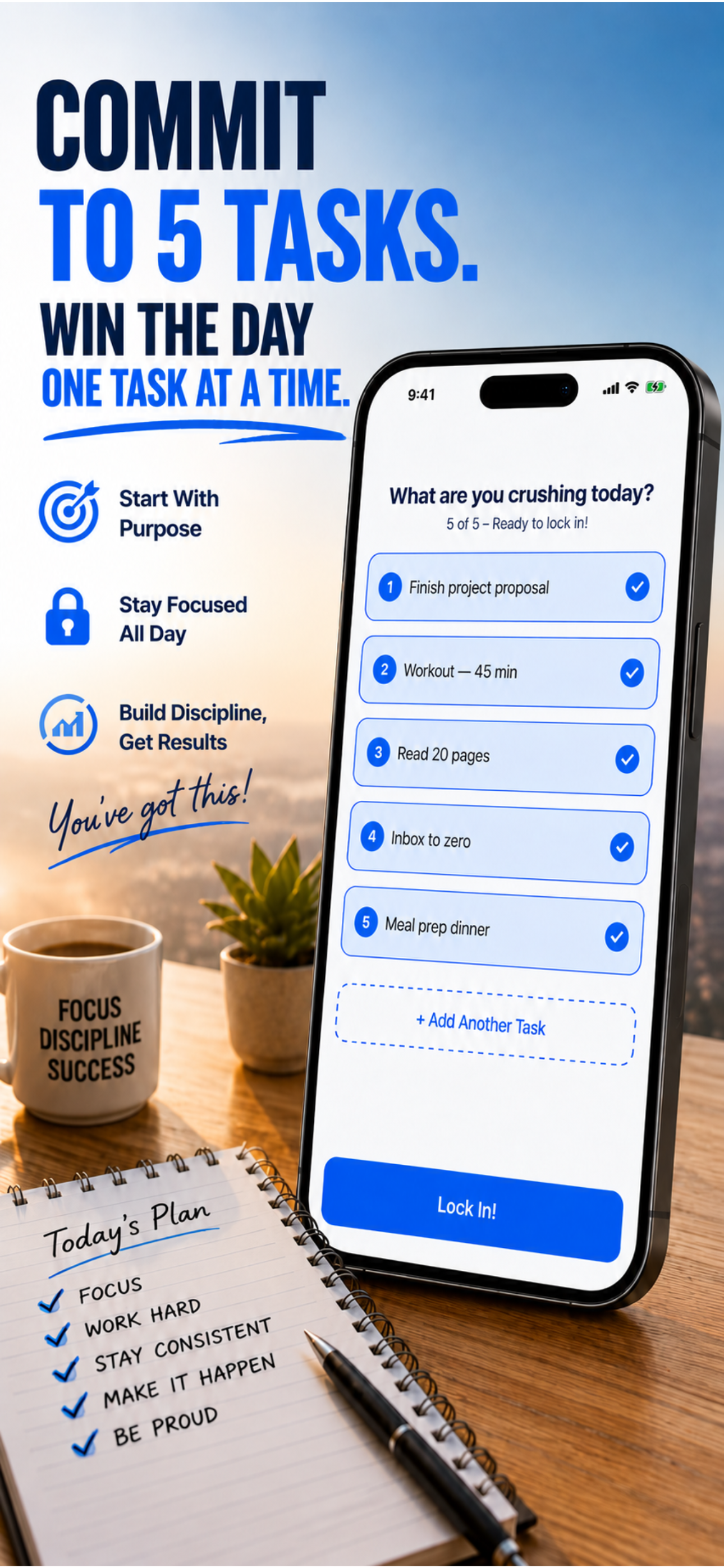 Lock In: Focus, Accountability screenshot 2