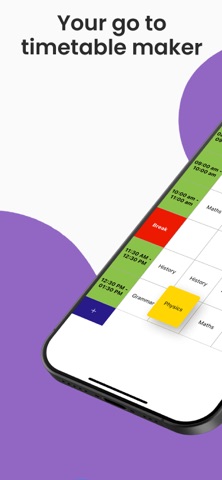 Timetable & Schedule Maker Screenshot 1 of 8