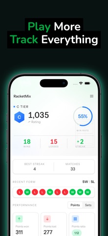RacketMix screenshot