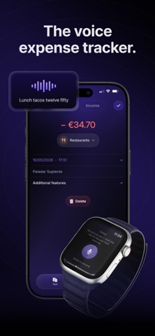 Ledgy Voice Expense Tracker Screenshot 2 of 8