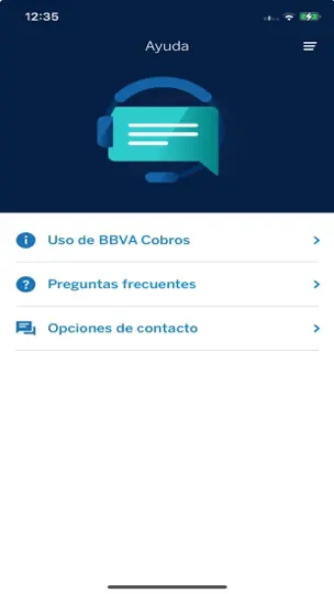 Captura de pantalla de BBVA Cobros en iPhone 6