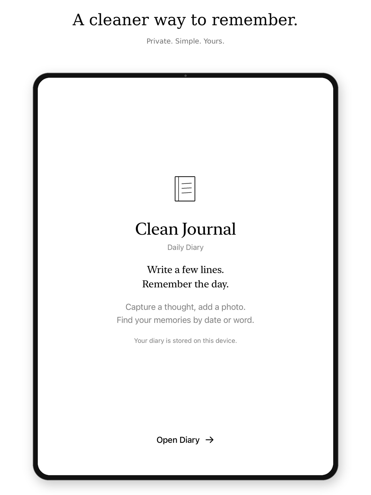 Screenshot 6 of Clean Journal