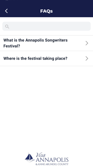 Annapolis Songwriters Festival Screenshot