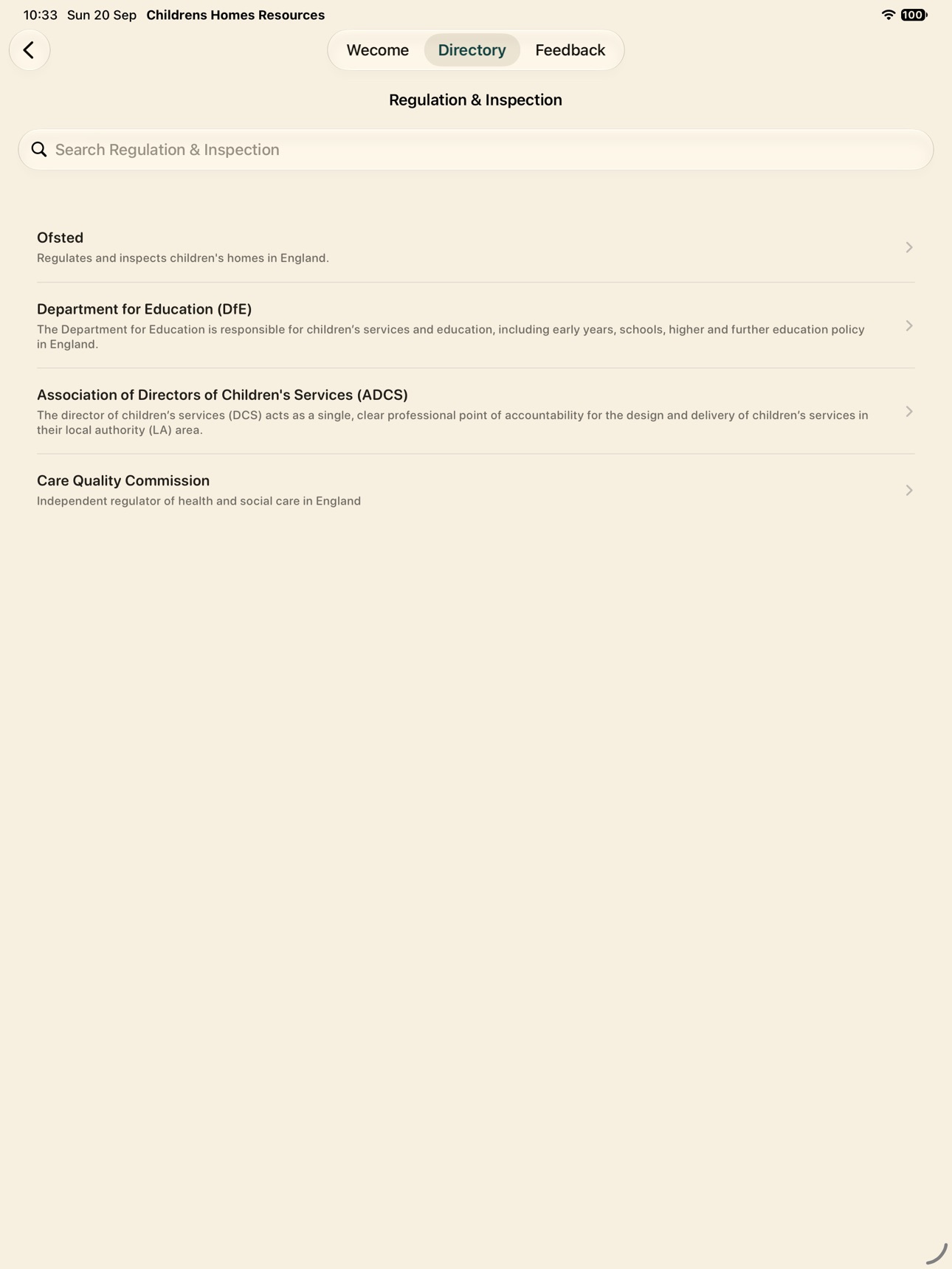 Screenshot 10 of Resources for Childrens Homes