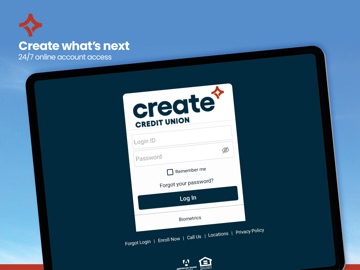 Create Credit Union iPad screenshot