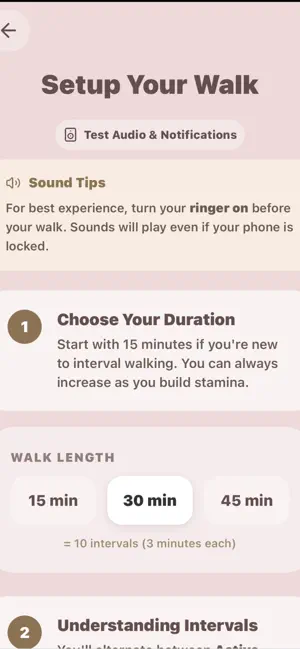 My Path - Interval Walking screenshot 2