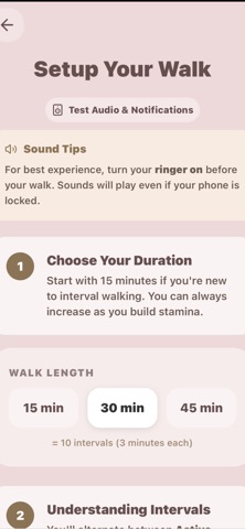 My Path - Interval Walking Screenshot 2 of 3