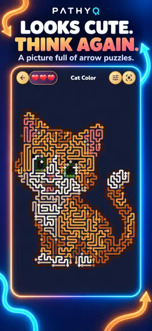 Pathyq: Arrow Puzzle screenshot 2