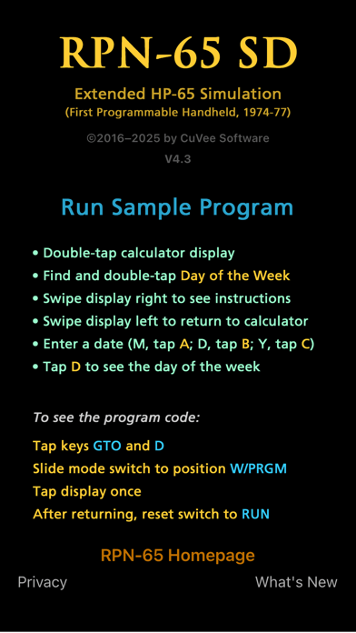 RPN-65 SD Screenshot