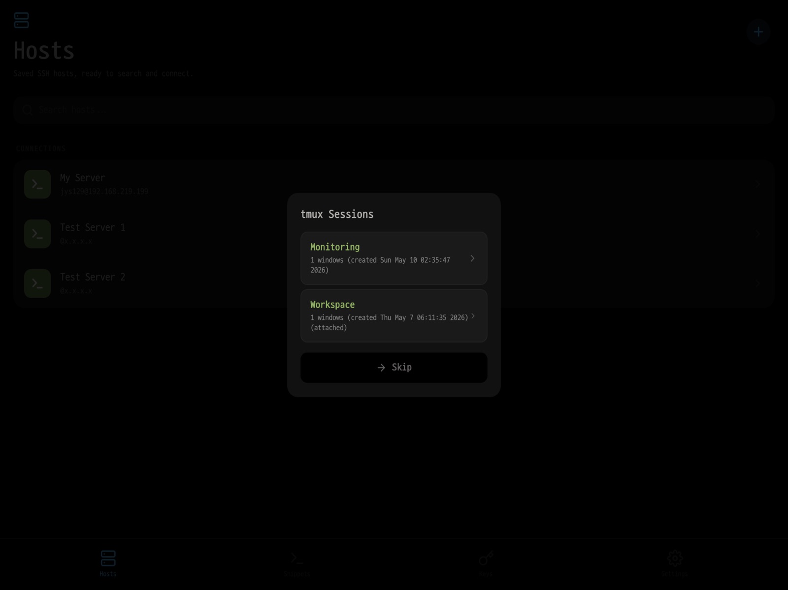 Moshell ipad screenshot 2