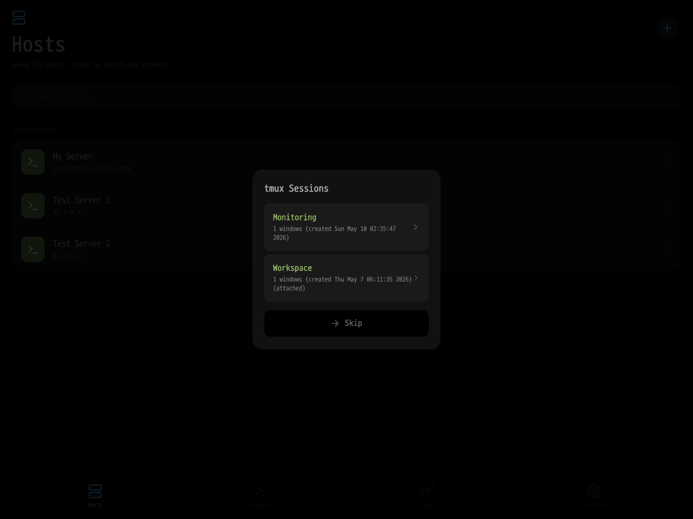 Moshell screenshot 7