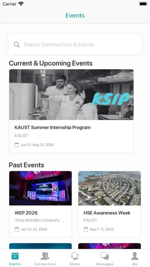 KAUST Events screenshot 2