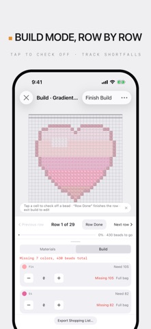 NDOT — Bead Pattern Studio iPhone screenshot