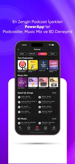 PowerApp: Radyo, Podcast, DJ iPhone Ekran Görüntüsü 5