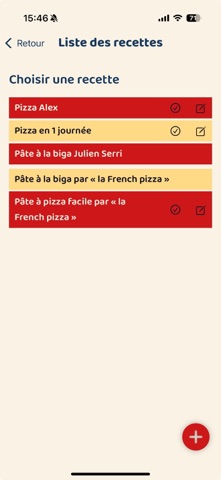 PizzClub app screenshot