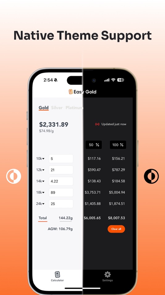 #4. Easy Gold Calculator (iOS) 由: Interwebs Group