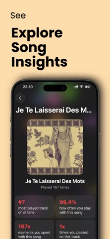 Music DNA iPhone screenshot
