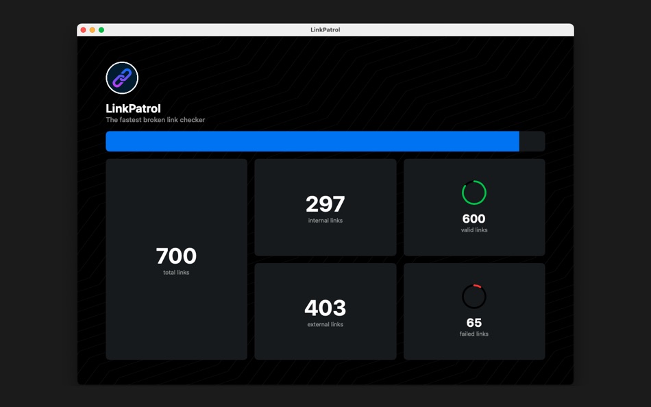#3. LinkPatrol - Find Broken URLs (macOS) 由: Aryaman Sharda