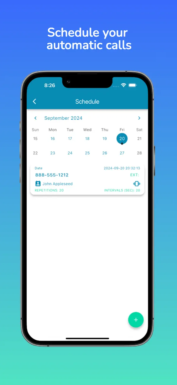 Auto Redial App Screenshot 2