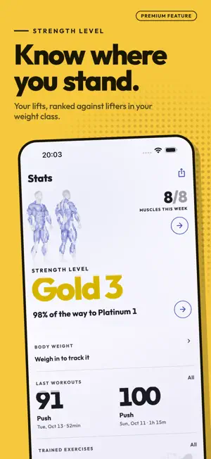 Heft: Workout Strength Tracker screenshot 3