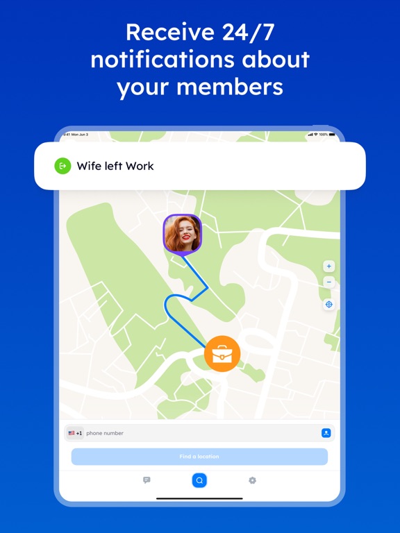 Phone Locator 360: Find Family iPad screenshot 5 - Navigation app