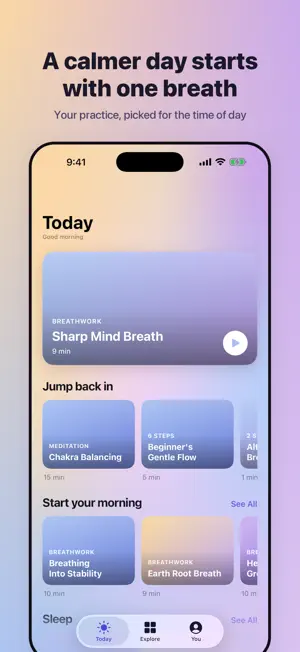 PanchPrana: Breathwork & Yoga screenshot 1