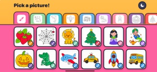 ColorKiddo: Kids Coloring Book iPhone screenshot