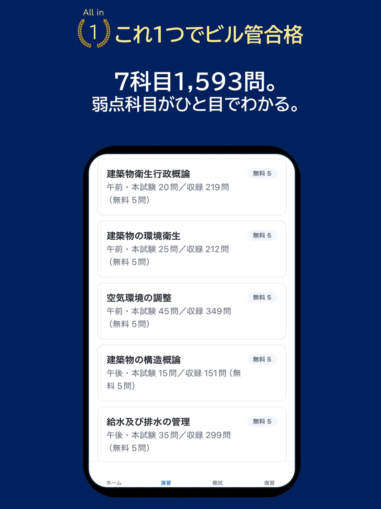 Screenshot 7 of ビル管理士対策 - 資格道